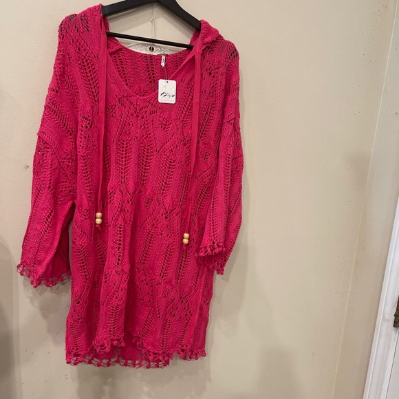 Free People  Sand Dollar Tunic Sz L - Picture 1 of 6